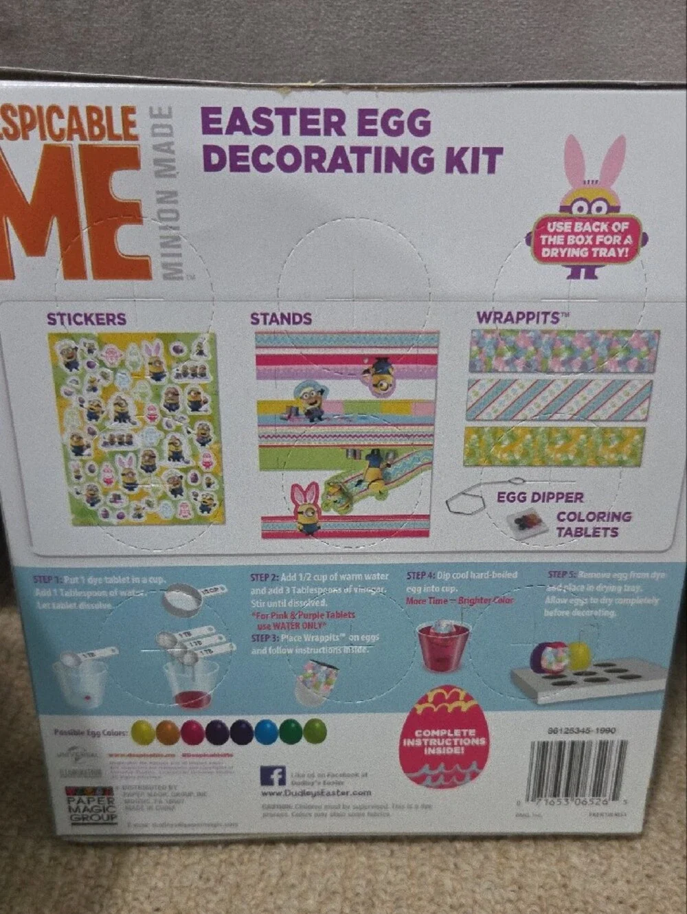 Despicable Me Easter Egg Decorating Kit & Pastel Egg Party Set - Multicolor